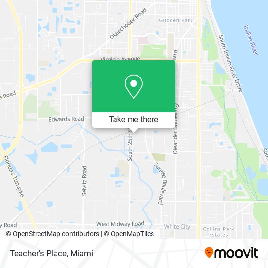 Mapa de Teacher's Place