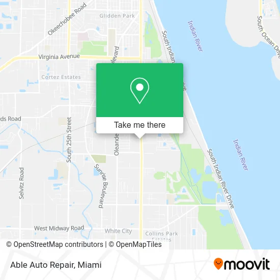 Able Auto Repair map