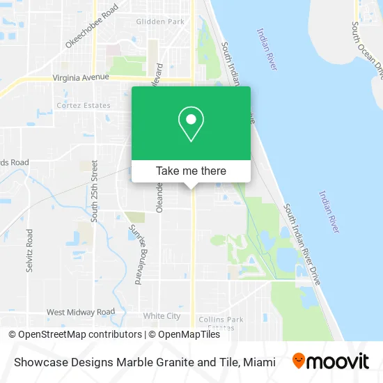 Showcase Designs Marble Granite and Tile map