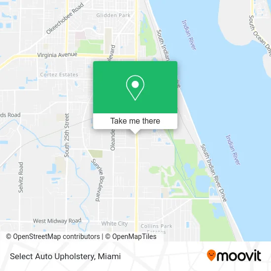 Select Auto Upholstery map