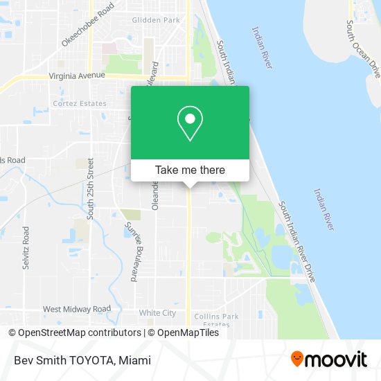 Mapa de Bev Smith TOYOTA
