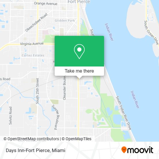 Mapa de Days Inn-Fort Pierce