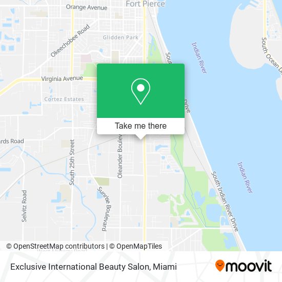 Exclusive International Beauty Salon map