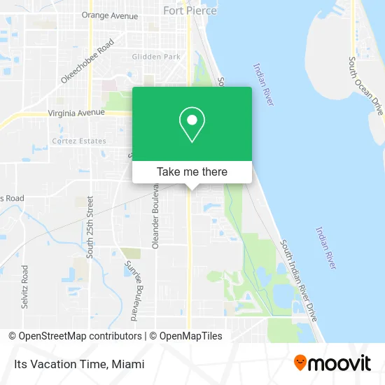 Its Vacation Time map