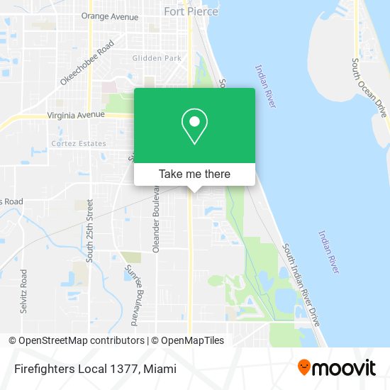 Firefighters Local 1377 map