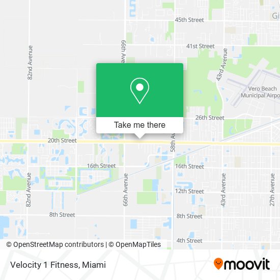 Velocity 1 Fitness map