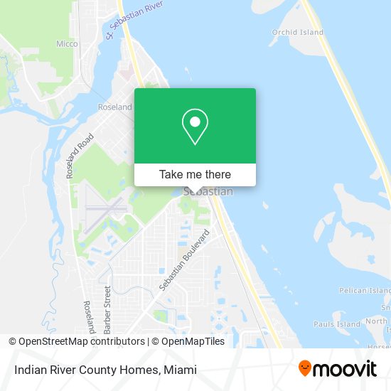 Indian River County Homes map
