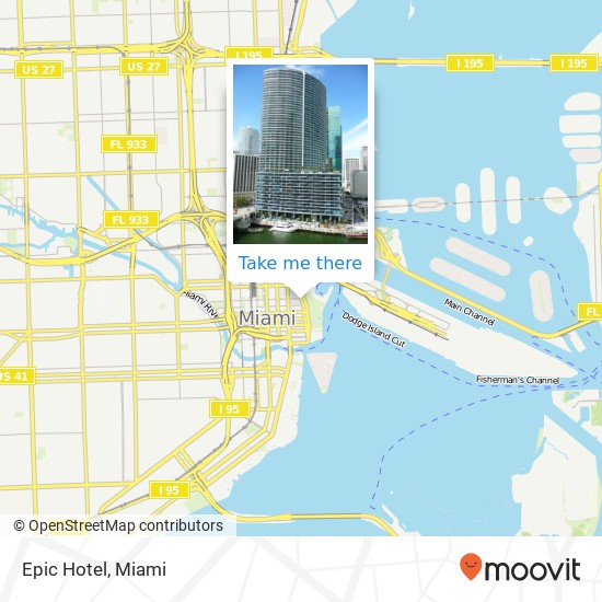 Mapa de Epic Hotel