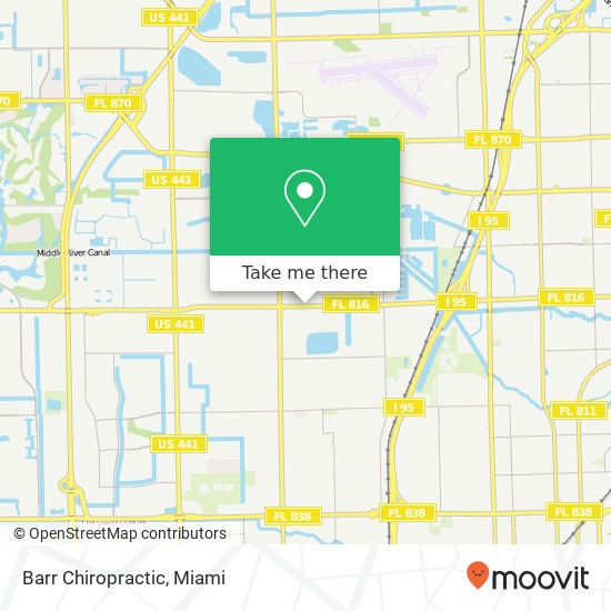 Barr Chiropractic map