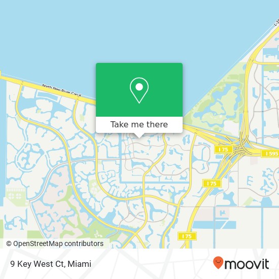 9 Key West Ct map