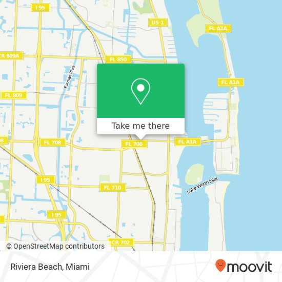 Mapa de Riviera Beach