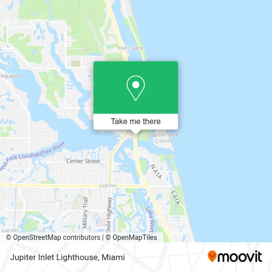 Jupiter Inlet Lighthouse map