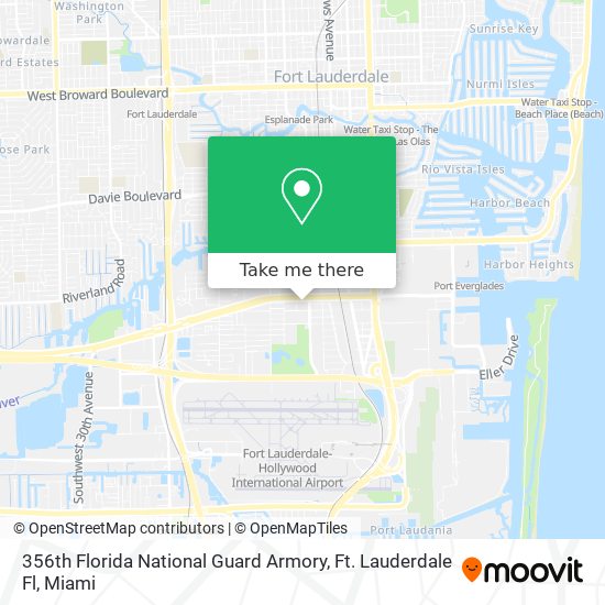 356th Florida National Guard Armory, Ft. Lauderdale Fl map
