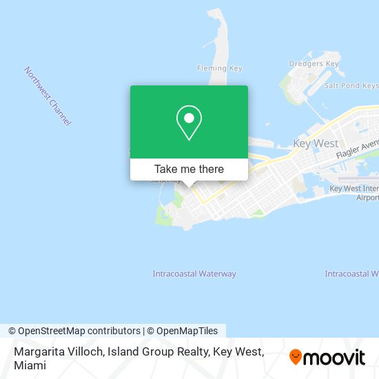 Margarita Villoch, Island Group Realty, Key West map