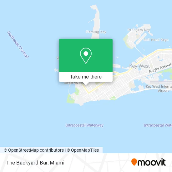 The Backyard Bar map