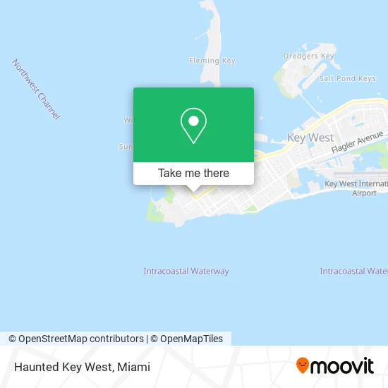 Haunted Key West map
