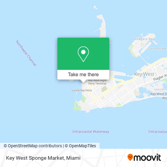Key West Sponge Market map