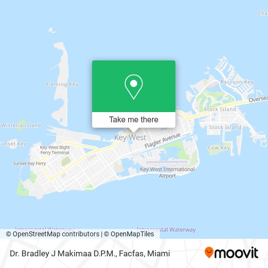 Dr. Bradley J Makimaa D.P.M., Facfas map