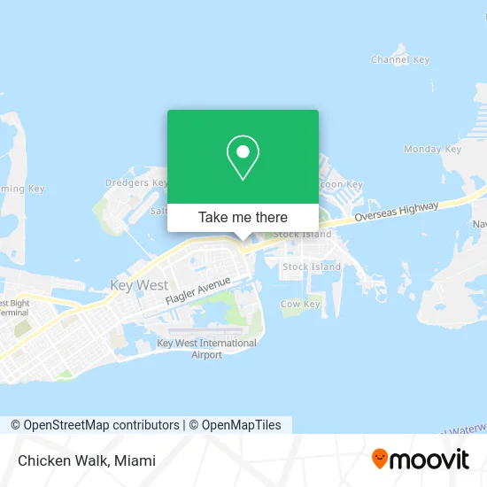Chicken Walk map