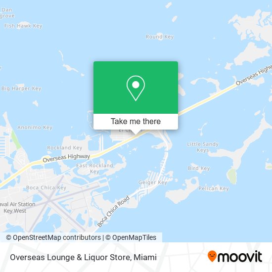 Overseas Lounge & Liquor Store map