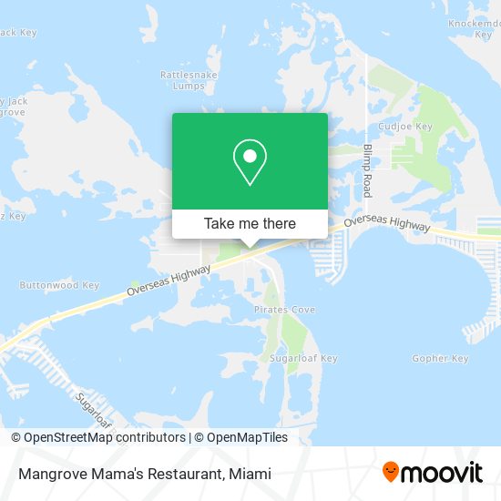 Mangrove Mama's Restaurant map