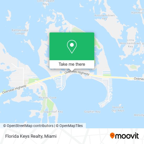 Florida Keys Realty map