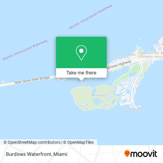 Burdines Waterfront map