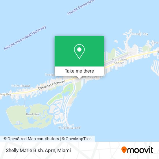 Shelly Marie Bish, Aprn map