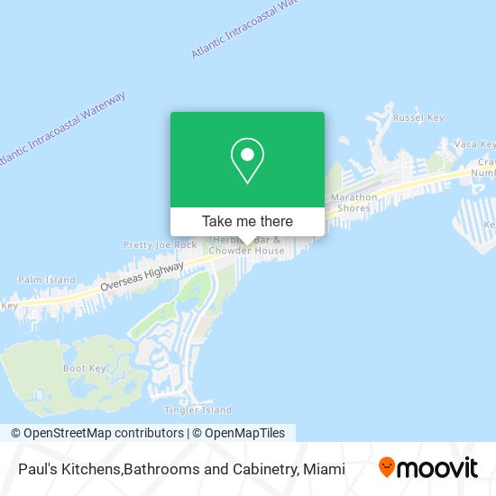 Mapa de Paul's Kitchens,Bathrooms and Cabinetry