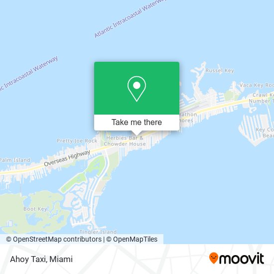 Ahoy Taxi map