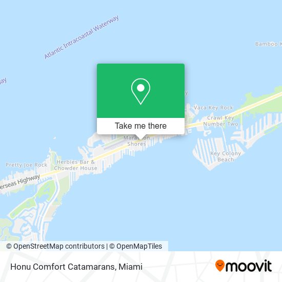 Honu Comfort Catamarans map