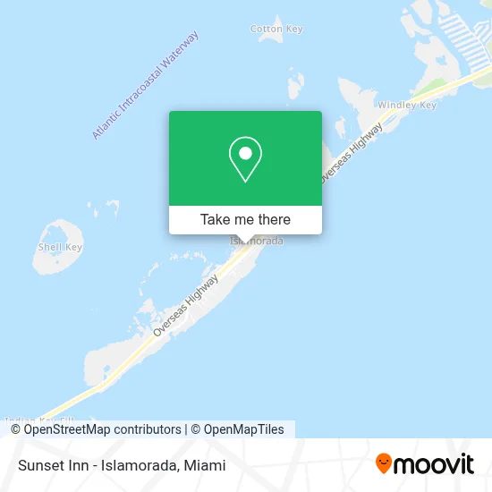 Sunset Inn - Islamorada map