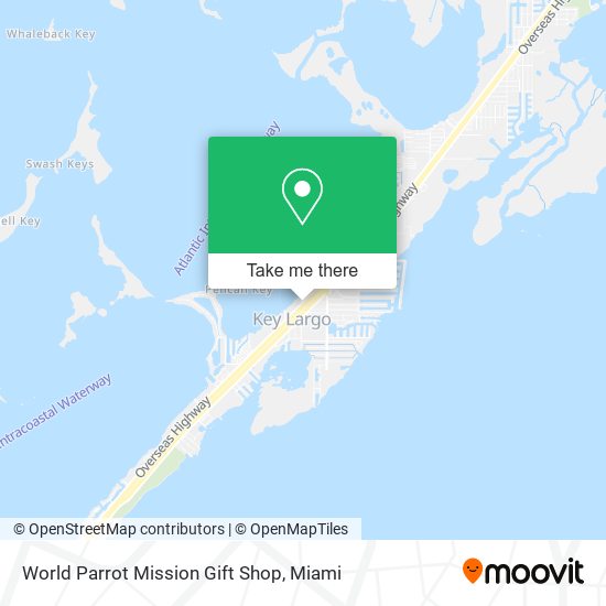 World Parrot Mission Gift Shop map