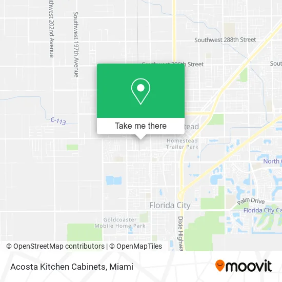 Acosta Kitchen Cabinets map