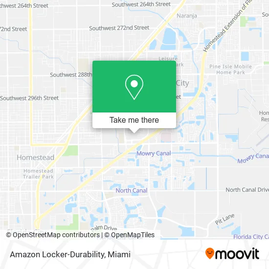 Mapa de Amazon Locker-Durability