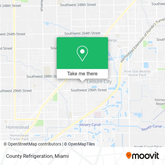 Mapa de County Refrigeration