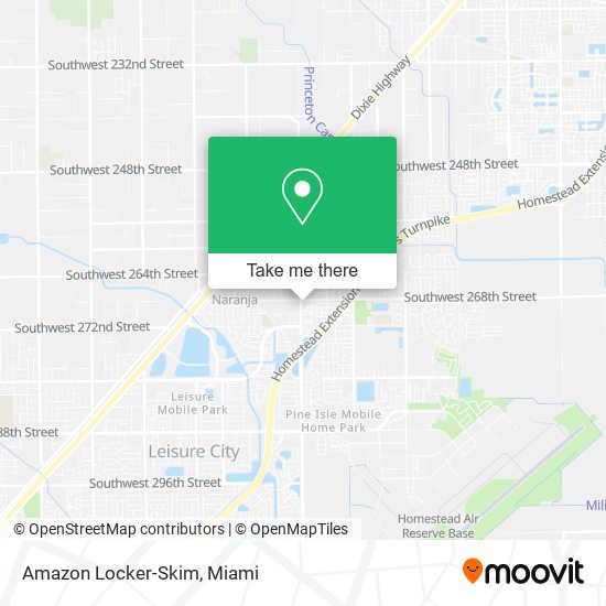 Mapa de Amazon Locker-Skim