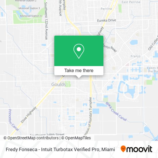 Mapa de Fredy Fonseca - Intuit Turbotax Verified Pro