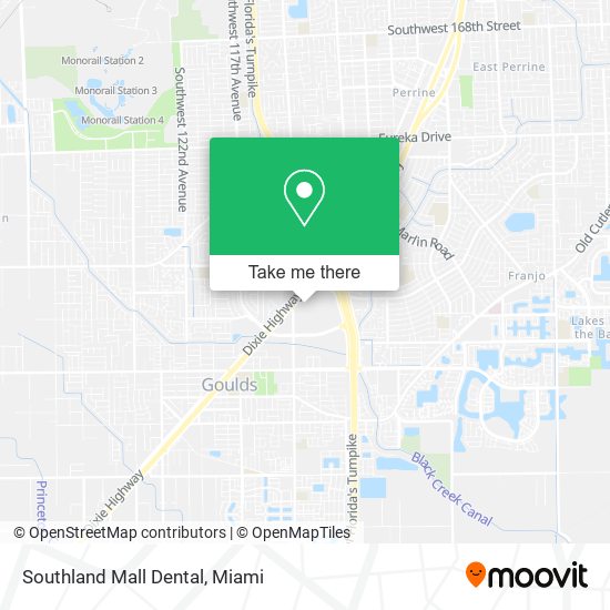 Mapa de Southland Mall Dental