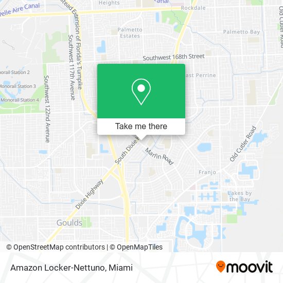 Amazon Locker-Nettuno map