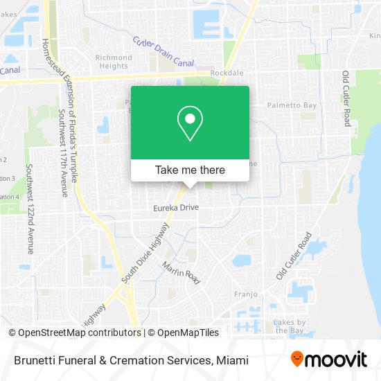 Brunetti Funeral & Cremation Services map
