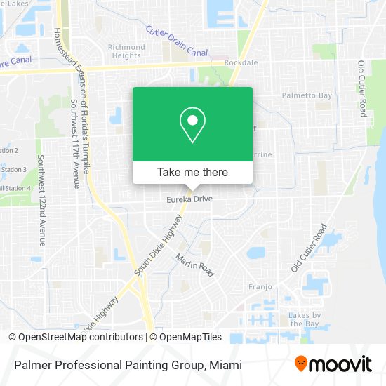 Palmer Professional Painting Group map
