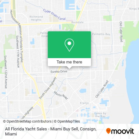 All Florida Yacht Sales - Miami Buy Sell, Consign map