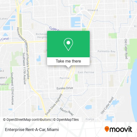 Mapa de Enterprise Rent-A-Car