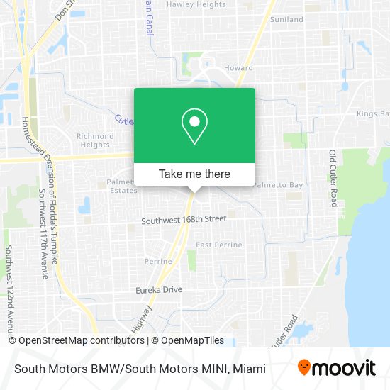 South Motors BMW / South Motors MINI map