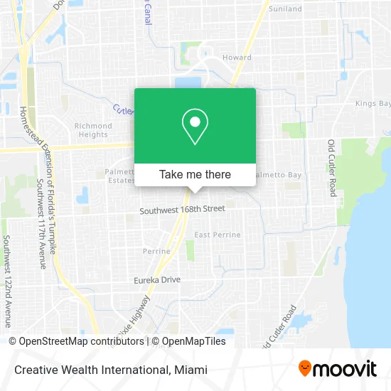 Creative Wealth International map