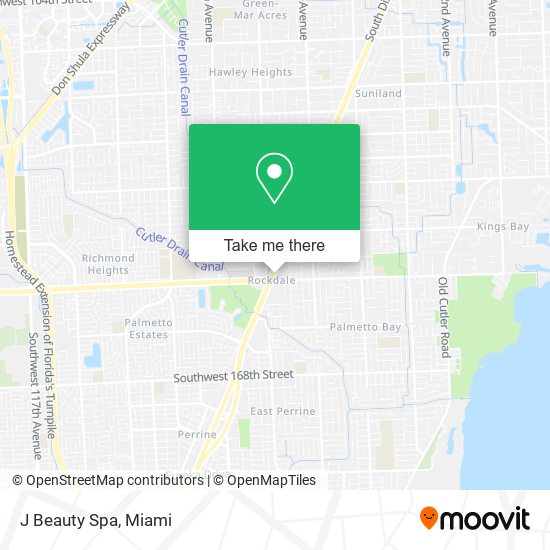 J Beauty Spa map