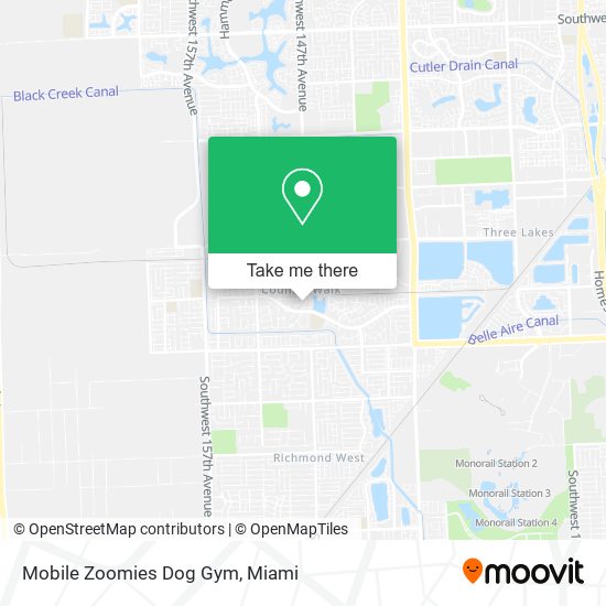 Mapa de Mobile Zoomies Dog Gym