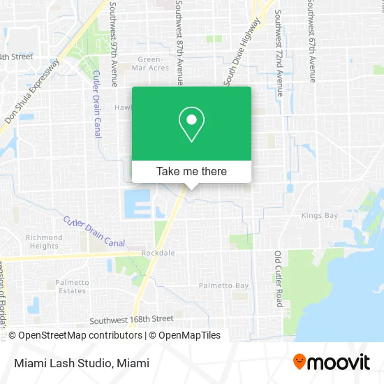 Miami Lash Studio map