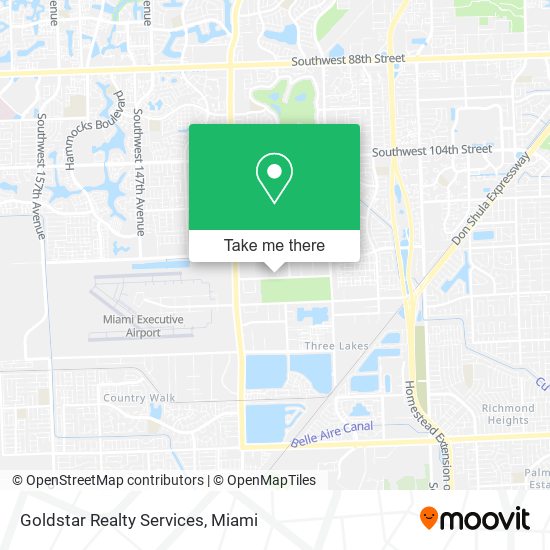 Mapa de Goldstar Realty Services